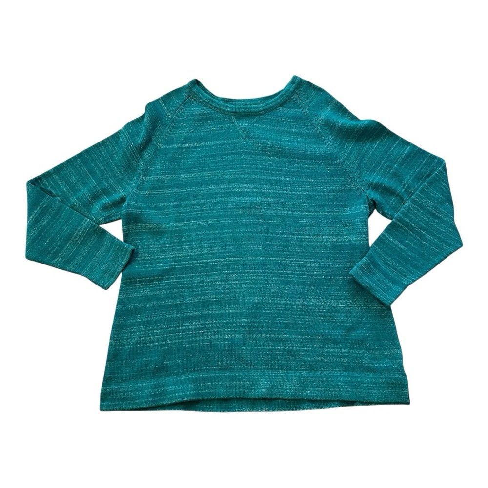 Eddie Bauer Teal Crewneck Sweater- Size XL